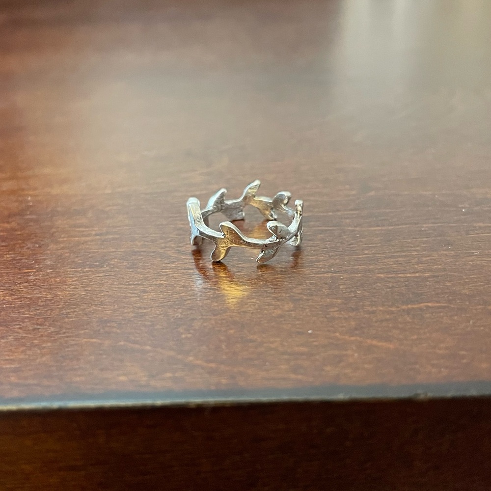 5 for $10🟢 Silver Vines Ring